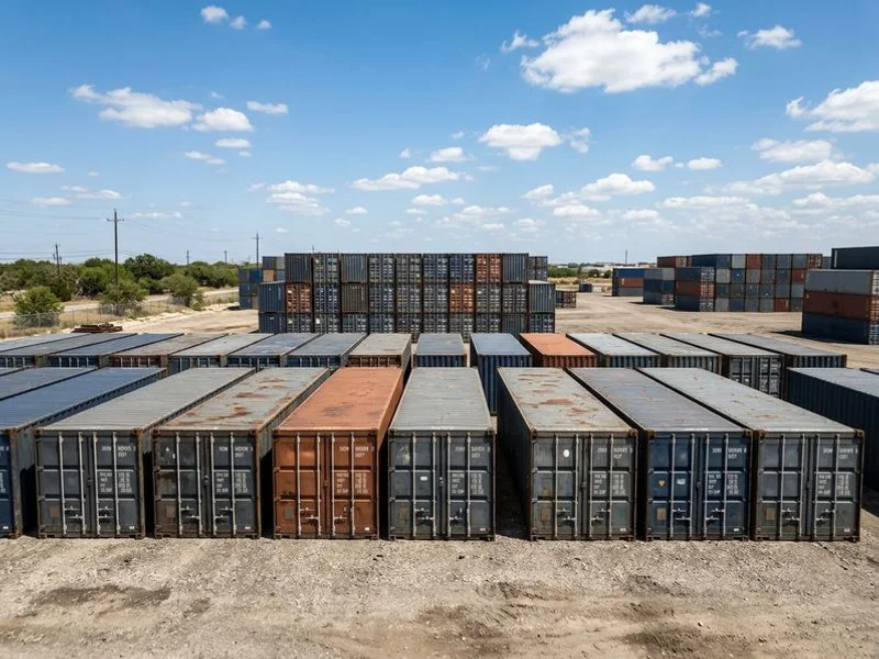 Empty Shipping Containers