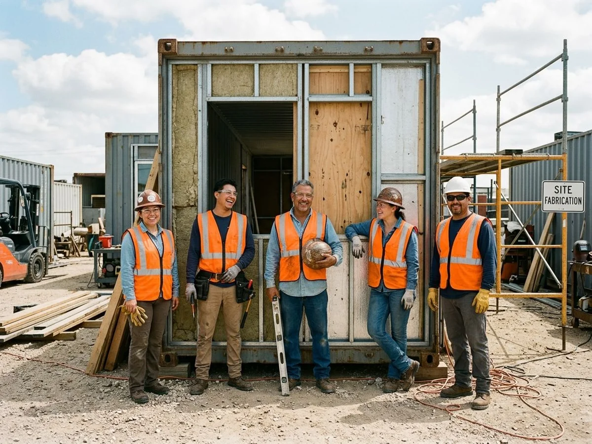 The ATX fabrication team at the San Antonio facility