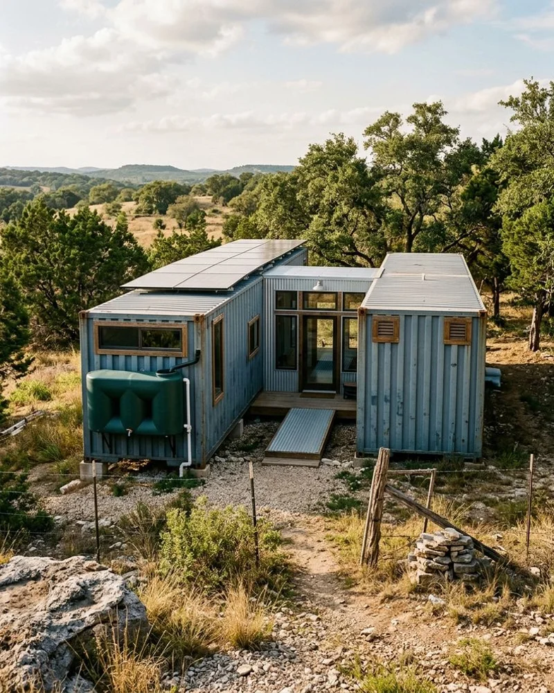 Multi-container build on Boerne ranchland